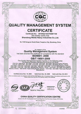 ISO quality management system